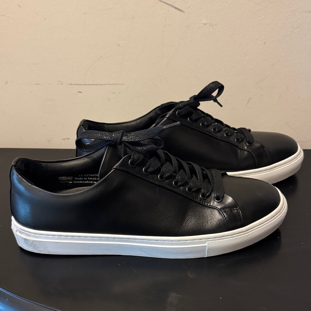 Thursday Boot Company Black Leather Sneakers, Like New, Men’s Sz 9.5 - Picture 7 of 16